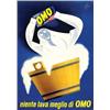 Image 1 : Italian advertising poster, detergent -OMO