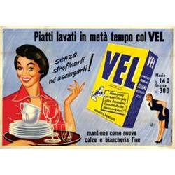 Italian advertising poster - VEL