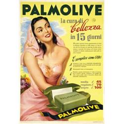 Italian advertising poster - PALMOLIVE