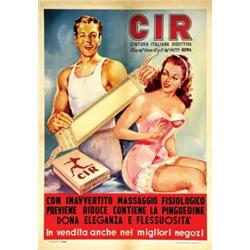 Italian advertising poster - CINTURA ITALIANA RIDUTTIVA