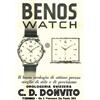 Image 1 : Italian advertising poster - BENOS WATCH