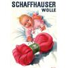 Image 1 : Italian advertising poster - SCHAFFHAUSER WOLLE