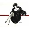Image 1 : Italian advertising poster, fashion - POSTER FOR ADVERTISING OF FURS