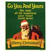 Image 1 : American advertising poster, propaganda -TO YOU AND YOURS, MERRY CHRISTMAS