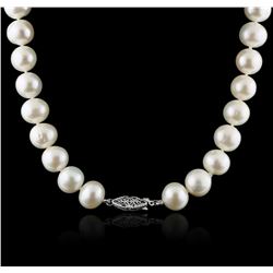 14KT White Gold Pearl Necklace