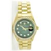 Image 2 : Rolex 18KT Yellow Gold 1.00ctw Diamond President Men's Watch