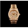 Image 1 : Rolex 18KT Gold President 2.60ctw Crown Collection DayDate Men's Watch