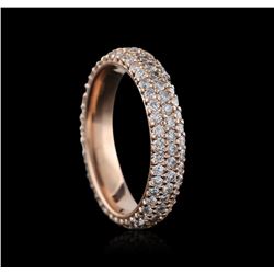 14KT Rose Gold 1.25ctw Diamond Ring