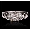 Image 1 : 18KT White Gold 1.34ctw Diamond Ring
