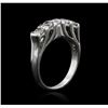 Image 3 : 14KT White Gold 0.50ctw Diamond Ring