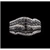Image 2 : 2.13ctw Black Diamond Ring - 14KT White Gold