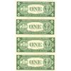 Image 2 : 1935 $1 Silver Certificate Lot of 4 Assorted Bills