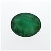 Image 1 : 7.13ct. One Oval Cut Natural Emerald