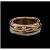 Image 2 : 0.27ctw Diamond Ring - 14KT Rose and White Gold
