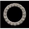 Image 2 : 14KT White Gold 5.63ctw Diamond Ring