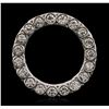 Image 3 : 14KT White Gold 5.63ctw Diamond Ring