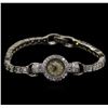 Image 1 : Le Coultre 14KT White Gold 1.21ctw Diamond Vintage Watch