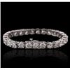 Image 2 : 14KT White Gold 16.39ctw Diamond Tennis Bracelet