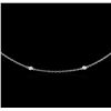 Image 2 : 0.36ctw Diamond Necklace - 14KT White Gold