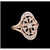 Image 1 : 0.52ctw Diamond Ring - 14KT Rose Gold
