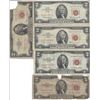 Image 3 : Lot of 10 Assorted United States Red Seal $2 Bills