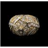 Image 2 : 14KT Yellow Gold 1.99ctw Diamond Ring