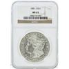 Image 1 : 1881 NGC MS63 Morgan Silver Dollar