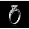 Image 3 : 18KT White Gold 1.66ctw Diamond Ring