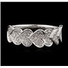 Image 2 : 14KT White Gold 0.30ctw Diamond Ring
