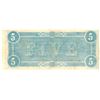 Image 2 : 1864 $5 Confederate States of America Bank Note