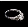 Image 1 : 1.37ctw Diamond Ring - 18KT White Gold