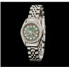 Image 1 : Rolex Stainless Steel Diamond Oyster Perpetual Ladies Watch