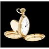 Image 4 : Waltham 14KT Yellow Gold Hunter Style Pocket Watch