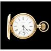 Image 6 : Waltham 14KT Yellow Gold Hunter Style Pocket Watch