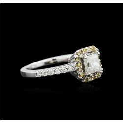 14KT White Gold 1.26ctw Diamond Ring