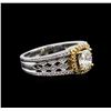 Image 2 : 1.58ctw Diamond Ring - 18KT Two-Tone Gold