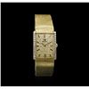 Image 1 : Omega 14KT Yellow Gold Diamond Vintage Watch