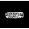 Image 2 : 0.71ctw Diamond Ring - Platinum