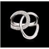 Image 2 : 0.30ctw Diamond Ring - 14KT White Gold