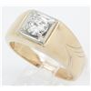 Image 2 : 0.69ct Diamond Ring - 14KT Yellow Gold