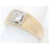 Image 5 : 0.69ct Diamond Ring - 14KT Yellow Gold