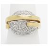 Image 2 : 0.74ctw Diamond Ring - 18KT Two-Tone Gold