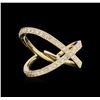 Image 1 : 0.45ctw Diamond Ring - 14KT Yellow Gold