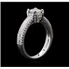 Image 3 : 1.36ctw Diamond Ring - 18KT White Gold