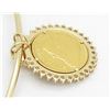 Image 8 : 1.52ctw Diamond Pendant With Chain - 14KT Yellow Gold