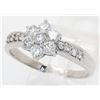 Image 8 : 0.79ctw Diamond Ring - 14KT White Gold