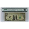 Image 1 : 1969A $1 Mismatched S/N Error Federal Reserve Note PMG Very Fine 20