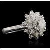Image 1 : 14KT White Gold 2.40ctw Diamond Ring