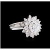 Image 2 : 14KT White Gold 2.40ctw Diamond Ring