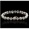 Image 3 : 14KT White Gold 2.00ctw Diamond Bracelet